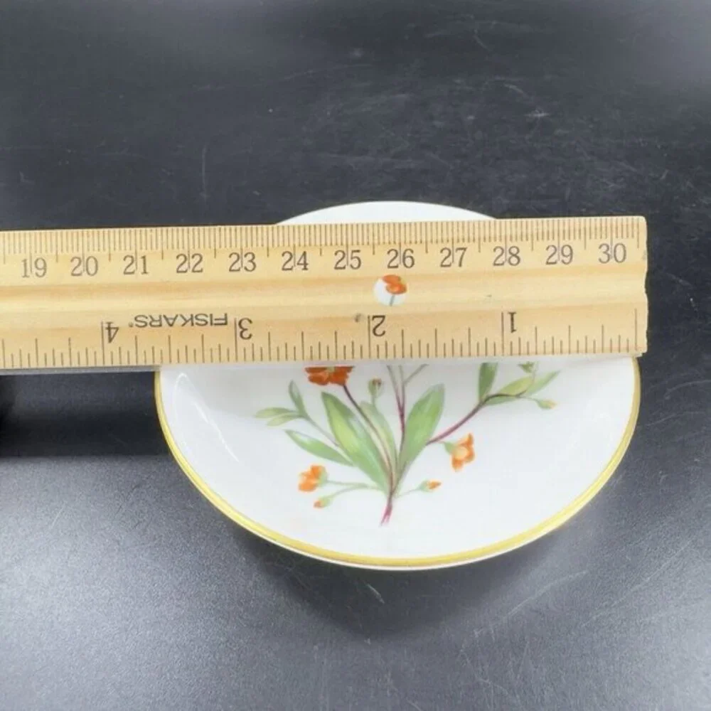 Minton Fine Bone China England Meadow‎ Round Dish Plate Porcelain Flowers